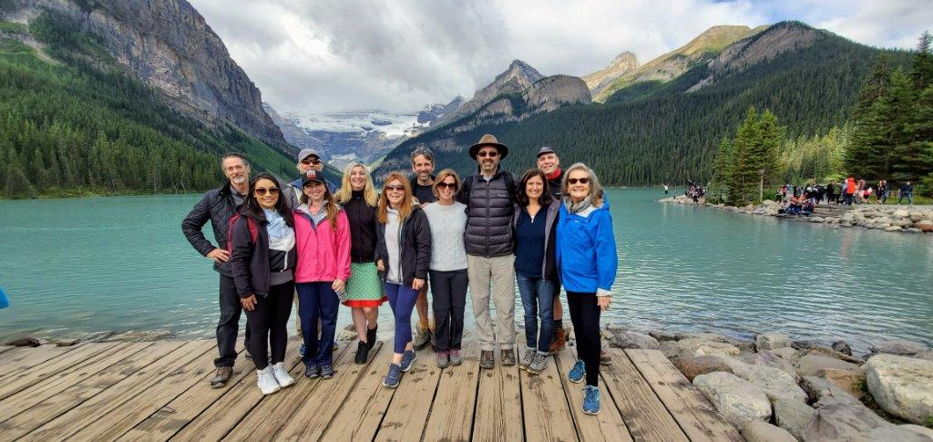 Photo of researchers of Metformin clinical trial for Fragile X treatment at Banff, Alberta.